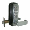Keen 2835-WH-DC Mechanical Keyless Lock With Passage Function Double Sided Combination - White KE3574411